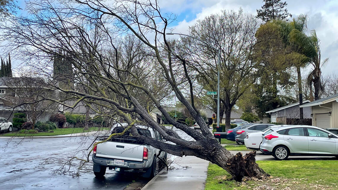 Modesto areas hit by power outages from strong winds | Modesto Bee